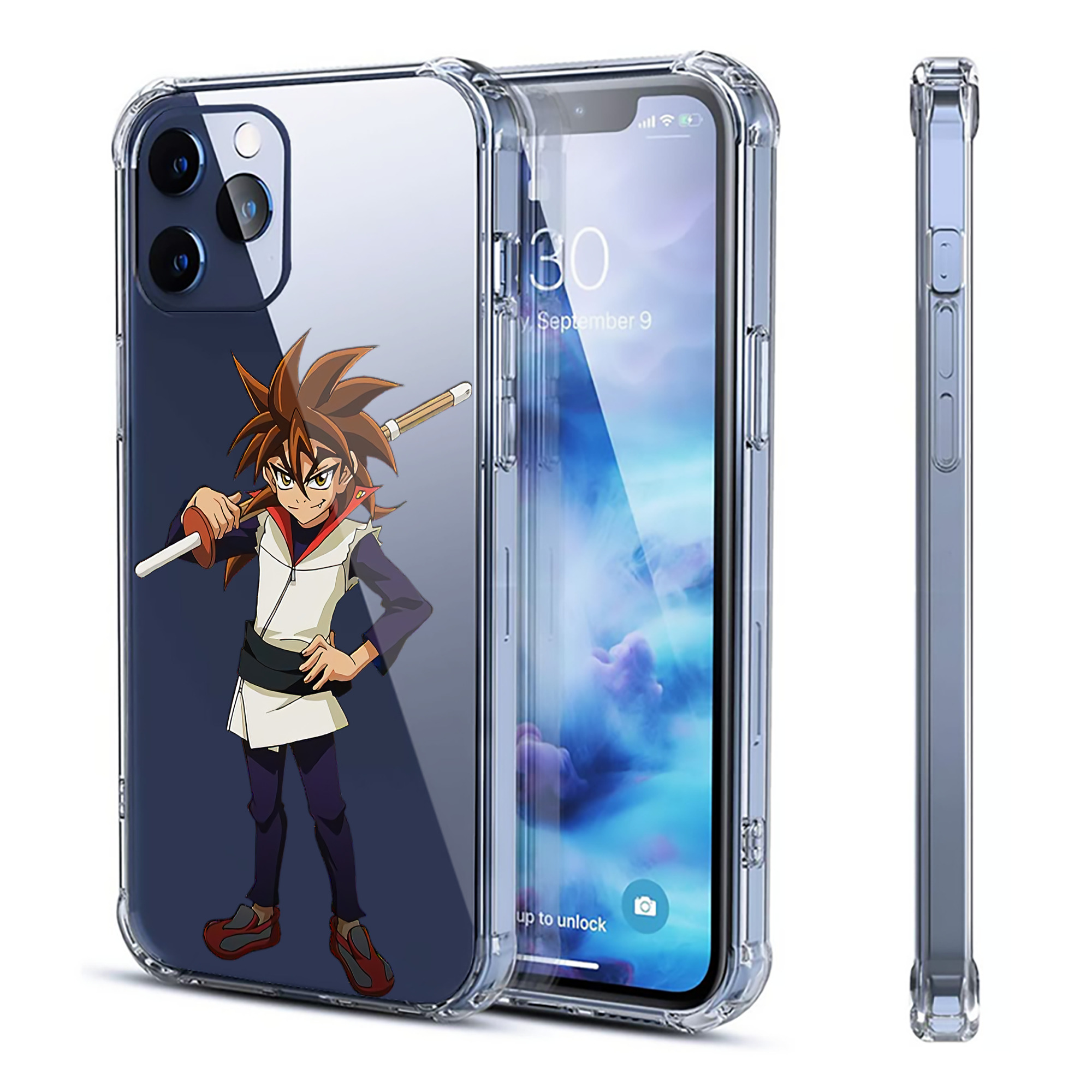 （画像用） 遊☆戯☆王 Yu-Gi-Oh! 【iPhone 12シリーズ対応】透明スマホケース（クリアソフトケース）
